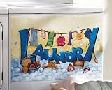 Suds And Duds Laundry Magnetic Appliance Cover by Winston Brands