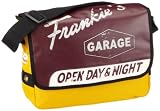 Frankie's Garage Post Bag T20980964L-072-045-201, Sac &agrave; main mixte adulte - Rouge-TR-A4-1