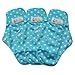 LBB(TM) Rusable Micro-fiber Mama Cloth Menstrual Pads,3pcs pack,Blue Dot