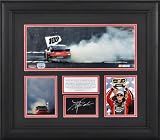 Kyle Busch Framed 3-Photo Collage | Details: NASCAR 100th Career Wins, with Autographed Card