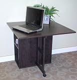 4D Concepts Folding Desk, Espresso