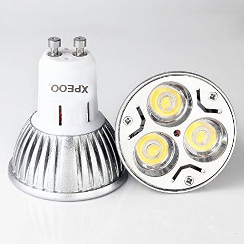4 X Top LED GU10 6W=40W Light, Warm White, Energy Saving Bulb, Spot Recessed Flood Lighting, Downlight, Standard Size, 320lm, 40 Degree Beam Angle, Non-dimmable, Home and Office Use, 110v 120v - GU10 Warm White 6W=40W