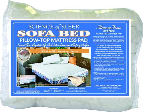 Memory Foam Sofa Bed Pad Queen