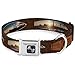 Buckle Down DC-W34550-S Seatbelt Dog Collar, 1