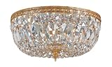 Crystorama 712-OB-CL-SAQ Richmond Collection 3-Light Flush