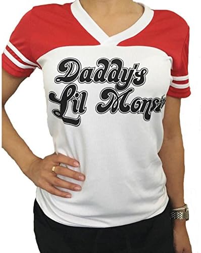 Ibagstyle Suicide Squad Harley Quinn Daddy's Lil Monster Girls T-Shirt