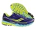 Saucony Women's Ride 7 Running Shoe,Twilight/Oxygen/Citron,8.5 M US