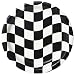 Creative Converting C032-AL0102-UAL  8 Count Round Dessert Plates, Black and White Check