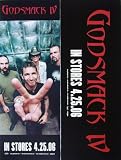 Godsmack - IV - Two Sided Poster - New - Rare - Black - Sully Erna - Tony Rambola - Robbie Merrill - Shannon Larkin - Speak - The Enemy - No Rest For The Wicked