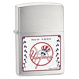 Zippo New York Yankees Brushed Chrome Lighter