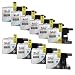 LD © Brother Compatible LC79 Bulk Set of 10 Extra High Yield Ink Cartridges: 4 Black & 2 each of Cyan / Magenta / Yellow
