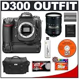 Nikon D300 Digital SLR Camera with Nikon 18-200mm VR DX Lens + Nikon MB-D10 Grip + 16GB Card + EN-EL3e Battery + Case + Cameta Bonus Accessory Kit