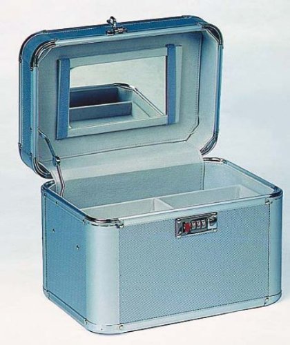 Kosmetikkoffer - Beauty Case - Alu silber Preisvergleich