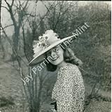 Woman In Daisy Flower Hat