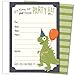Koko Paper Co Dinosaur Party Invitations, Fill-In Style T-Rex Design For Boys and Girls, with Envelopes, Set of 25, 4.25â€ x 6â€ Printed on Heavy 140lb Card Stock