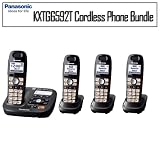 Panasonic KXTG6592T DECT 6.0 Amplified Cordless Phone With Two Expanadable Handset Bundle