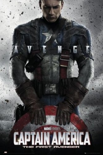 1art1 54159 Captain America - The First Avenger, Teaser Poster 91 x 61 cm