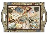 Ambiance Collections Tommy Bahama 20-Inch by 15-Inch Wood Tray