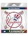 New York Yankees 3 D Car Magnet Round