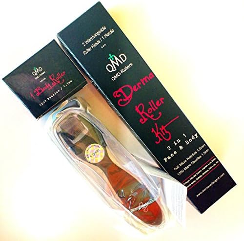 Body &amp; Face Derma Skin (1.5 + 1.0mm) Beauty Rollers 2 in1 Luxury Kit. Best Acne Scar Removal Roller, Stretch Marks , Wrinkles... Home Treatment + eBook