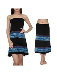 Elasticized   Waistline Gathered Stretchy Crinkled Shirred Knee Length Summer Cotton/Polyamide  Dress