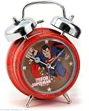  : Superman Red Twin Bell Alarm Clock