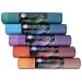 Aurorae Northern Lights Yoga Mat Well Golden Sun Focal Icon -SGS approved Free from Phthalates and Latex. Biodegradable, Wilderness (Green)