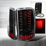 00-04 Denali Tahoe Led Tail Lights Black