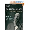 Due Considerations: Essays and Criticism