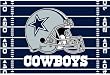 Dallas Cowboys Tufted Floor Rug - NFL Football Fan Shop Sports Team Merchandise