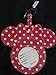 Disney Minnie Mouse Head Red and White Dress Luggage Tag