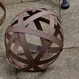Dekokugel; DEKOKUGEL 20CM ROST 123639