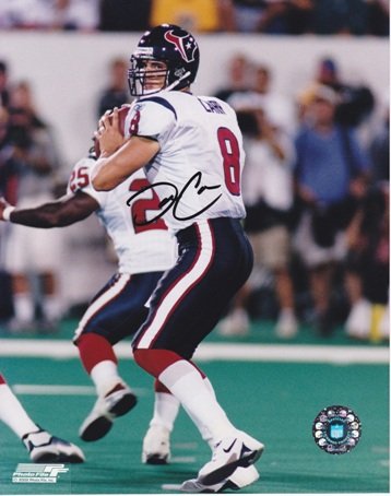 David Carr Autographed Houston Texans 8x10 Photo