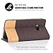 HTC One M9 Case, NOOT PRODUCTS [Ultra Slim] One M9 Wallet Case Premium Slim-Fit Protective Nylon Folio Case with Card Slot Holster and Premium Grade TPU Casing [Flip Hard Case] Cover Made for HTC One M9 (Hima) 2015