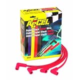 ACCEL 5049R 8 mm Super Stock Red Spiral Wire Set by Accel