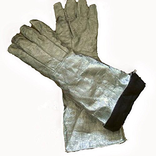 55cm High Temp(1000°C) Heat Resistant Aluminized Glove Safety Fire