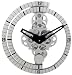 Moving Gear 13" High Wall Clock