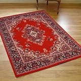 New Traditional Vegas Rug In Red
