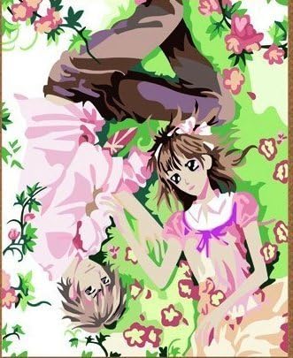 Diy oil painting, paint by number kit- Intimate couple 16*20 inch. by Holdfound