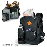 Clemson Tigers Turismo Insulated Day-Trip Backpack with Bottle - Black w/Embroidery