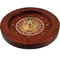 Casino Style 19 Inch Deluxe Wooden Roulette Wheel