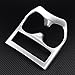 Chrome Center Console Cup Holder Cover Trim + 3M Adahesive Tape For 14-15 Nissan X-Trail T32 Rogue