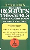 The New Roget's Thesaurus in dictionary form