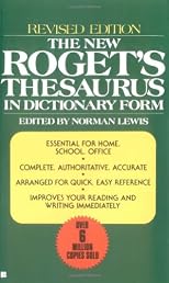 The New Roget's Thesaurus in dictionary form