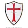 Medieval Knight Templar Crusader Shield Armor Red Cross