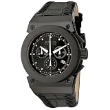 Invicta Midsize Exclusive Akula Collection Russian Diver Chronograph Black Ion-Plated Watch #F0018 by Invicta