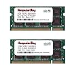 Komputerbay 4GB 2X 2GB DDR2 800MHz PC2-6300 PC2-6400 DDR2 800 (200 PIN) SODIMM m�moire d'ordinateur portable