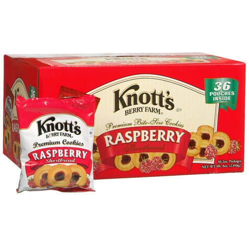 Knott's Berry Farm® Rasp. Shortbread -36 2oz by Knott's Berry Farm