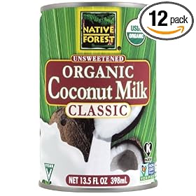 Native Forest Organic Classic Coconut Milk, 13.5-Ounce Cans (Pack of 12)