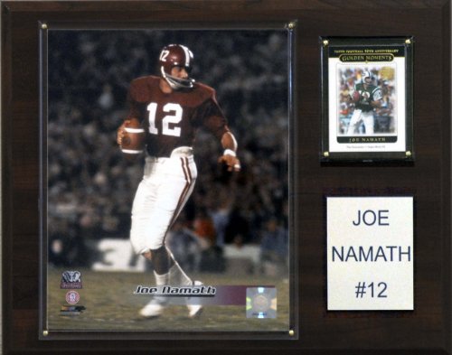 NFL Joe Namath New York Jets Player Plaque
